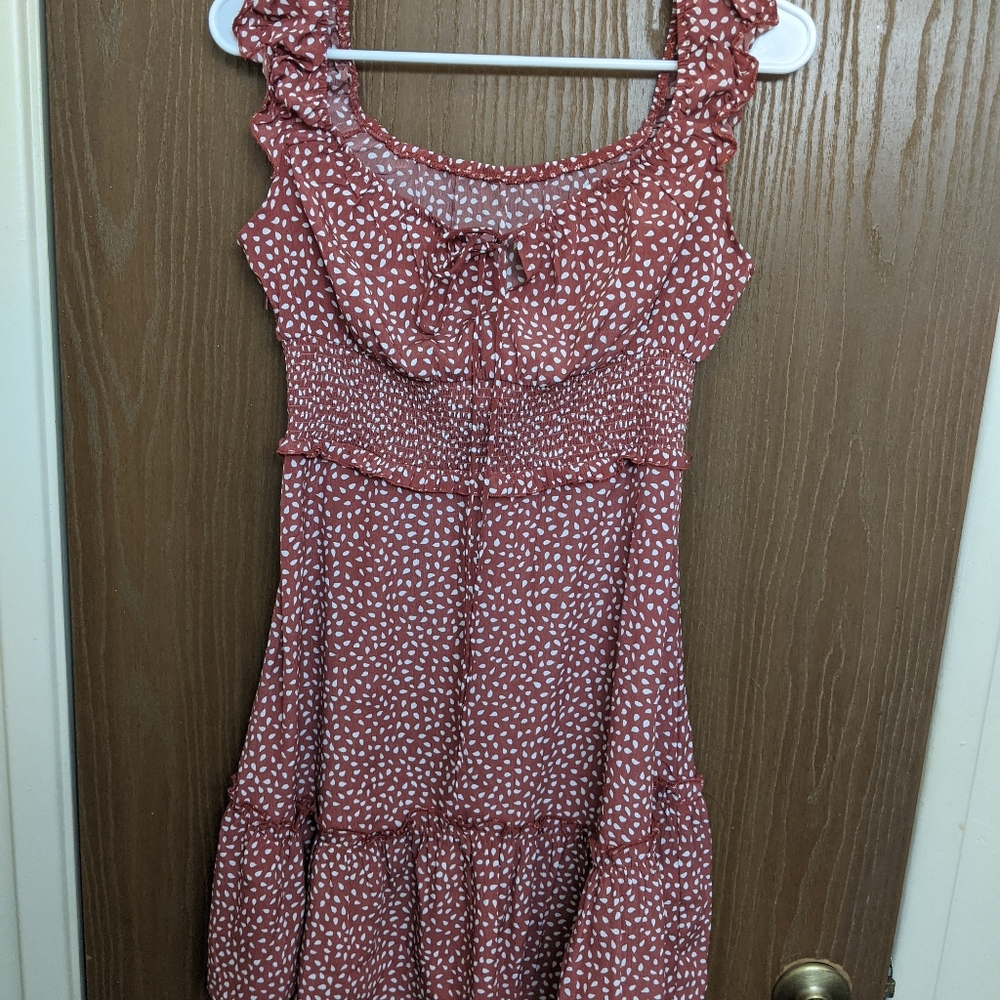 Summer Ruffle Sleeve Dress - Picture 2 of 12